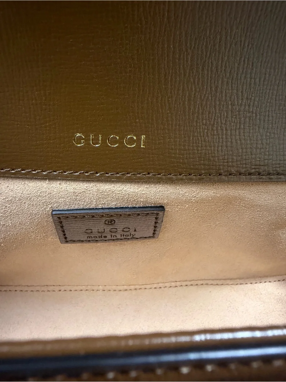 Gucci 1955 Horsebit GG Supreme Canvas and Leather East West bag - Picture 9 of 11